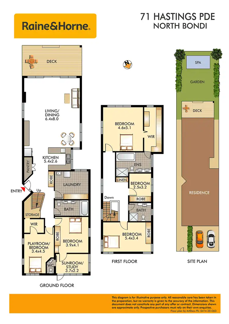 Floorplan of Homely house listing, 71 Hastings Parade, North Bondi NSW 2026