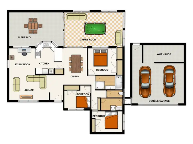Floorplan of Homely house listing, 17 Dunleath St, Durack QLD 4077