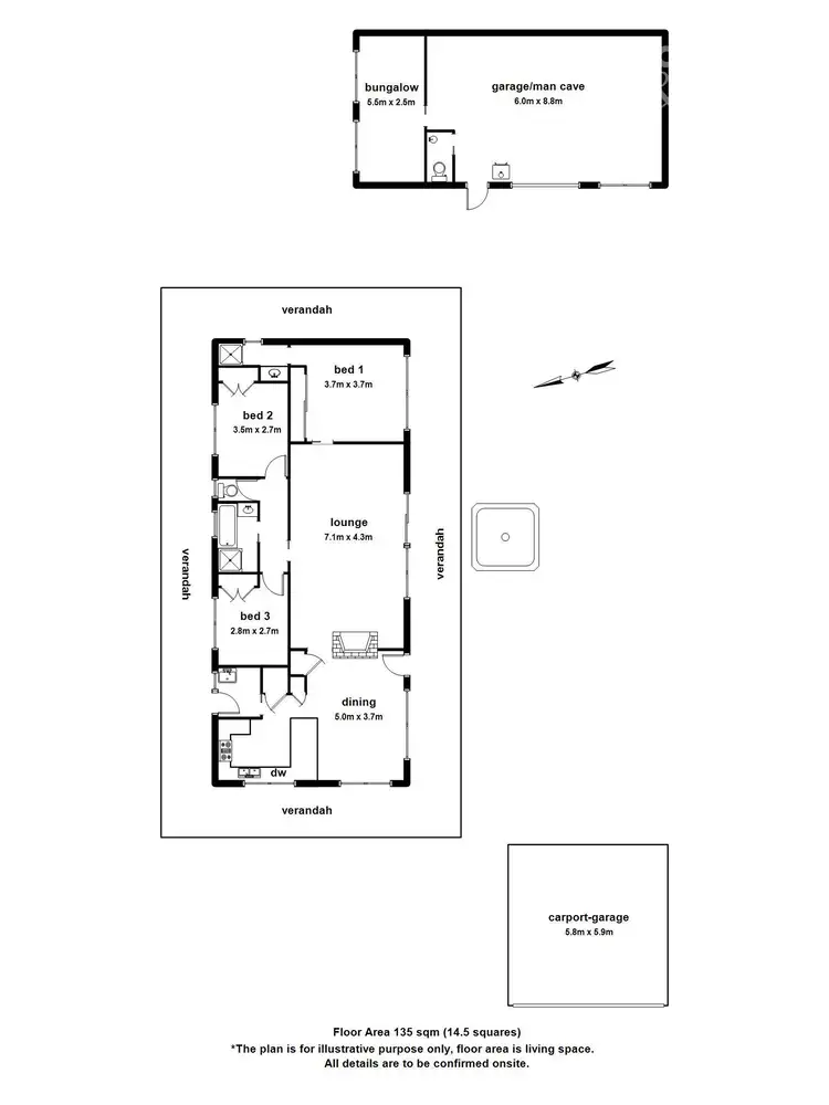 Floorplan of Homely house listing, 2 Leighton Avenue, Emerald VIC 3782