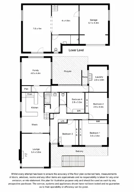 Floorplan of Homely house listing, 114 Lake Terrace East, Mount Gambier SA 5290
