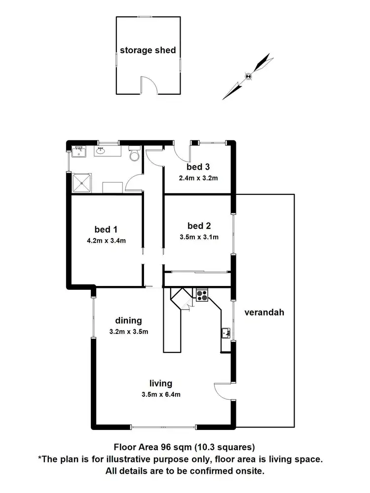 Floorplan of Homely house listing, 31 Viewhill Road, Cockatoo VIC 3781