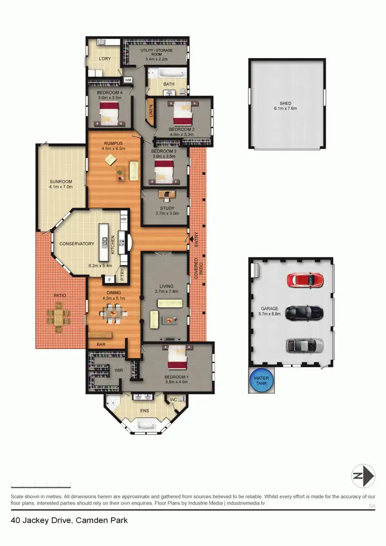 Floorplan of Homely house listing, 40 Jackey Drive, Camden Park NSW 2570