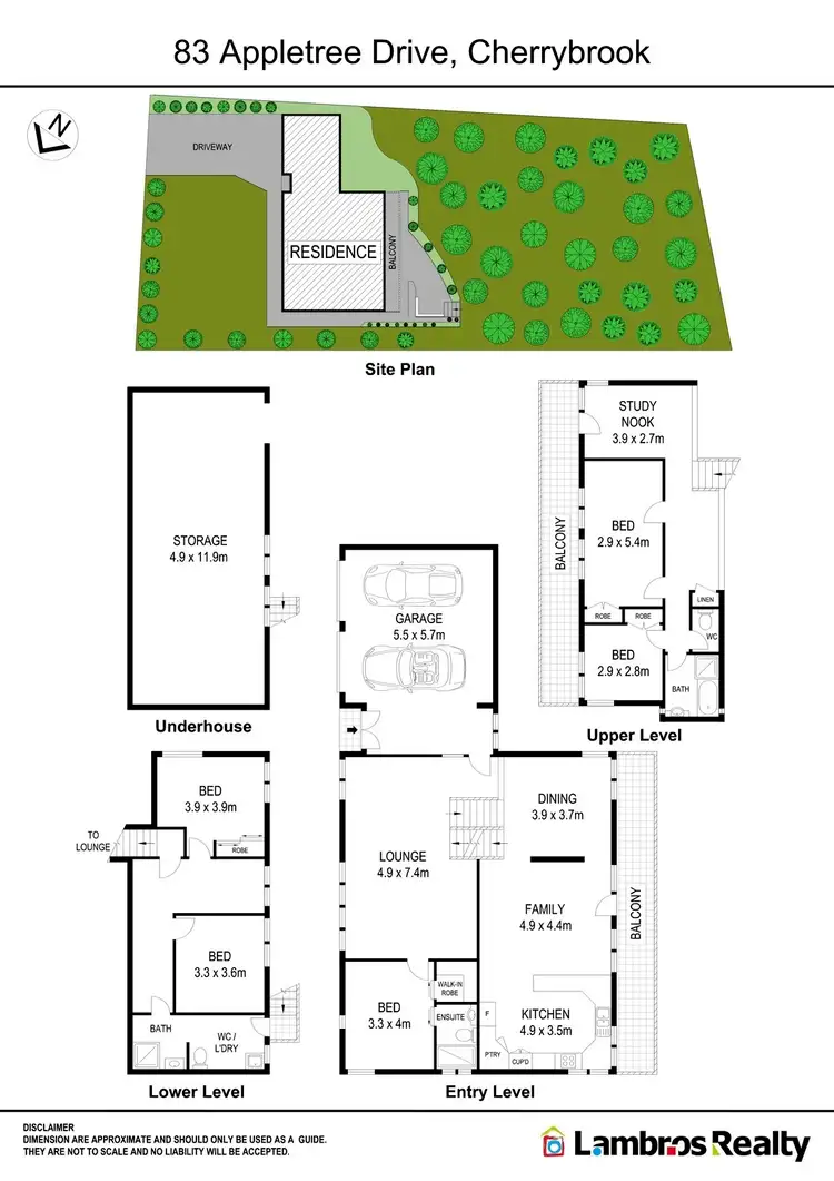 Floorplan of Homely house listing, 83 Appletree Dr, Cherrybrook NSW 2126