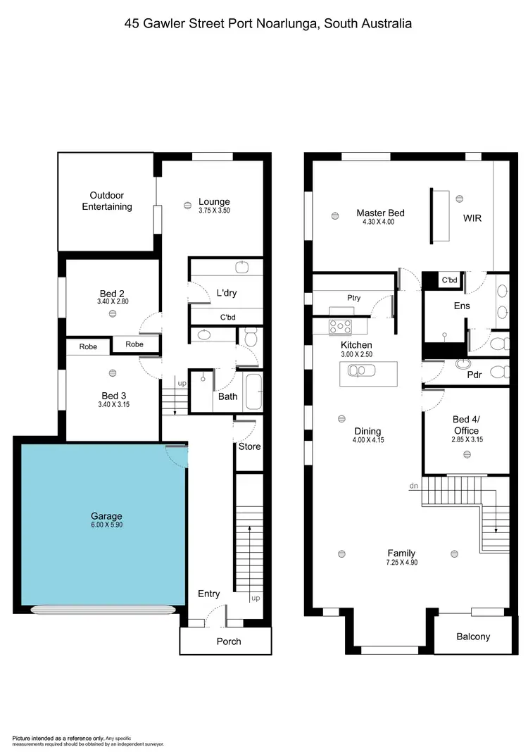 Floorplan of Homely house listing, 45 Gawler Street, Port Noarlunga SA 5167