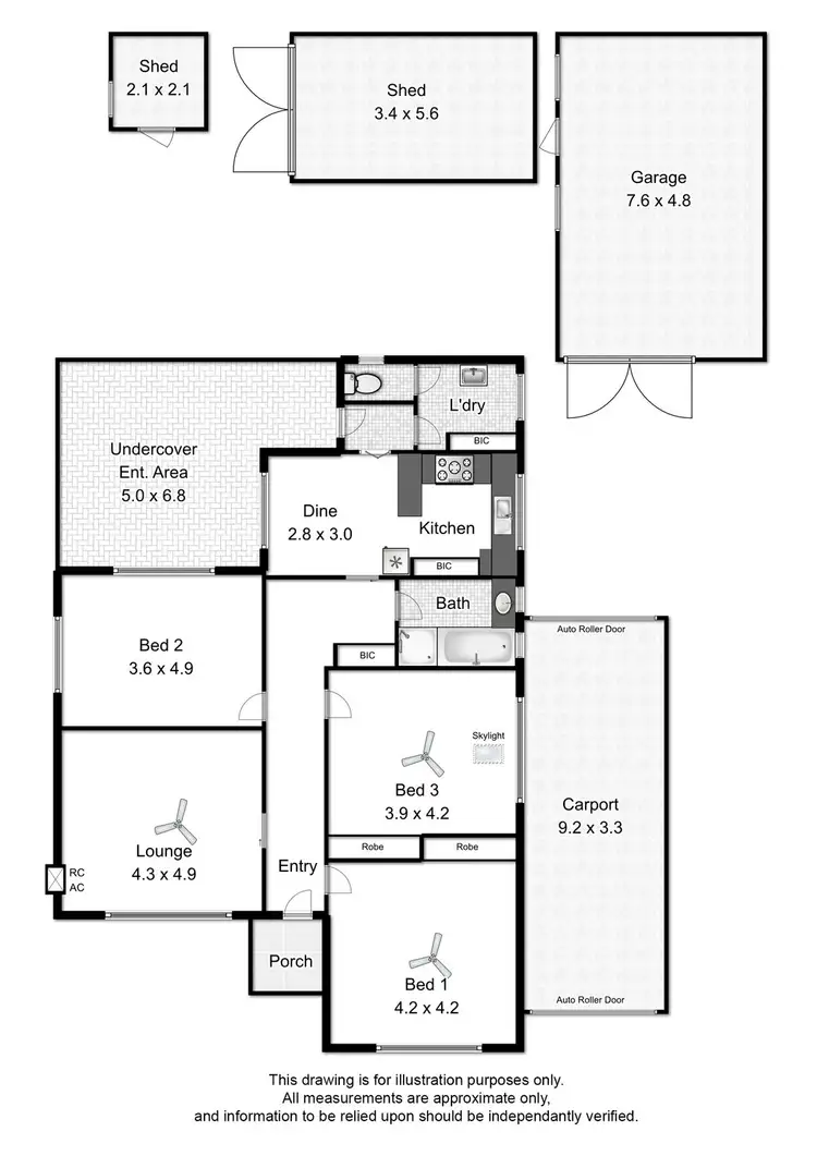 Floorplan of Homely house listing, 8 Athlone Street, Woodville South SA 5011