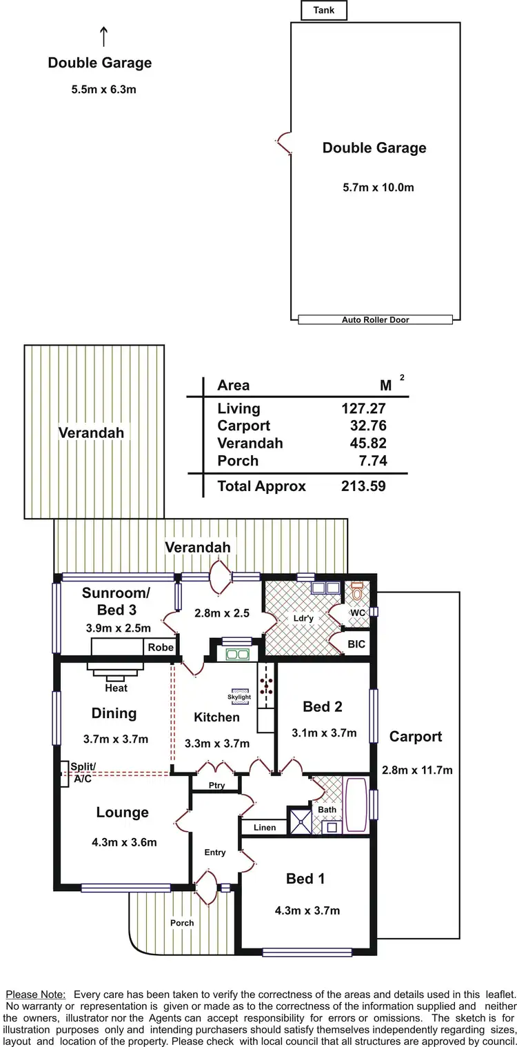 Floorplan of Homely house listing, 86 Hampstead Road, Broadview SA 5083