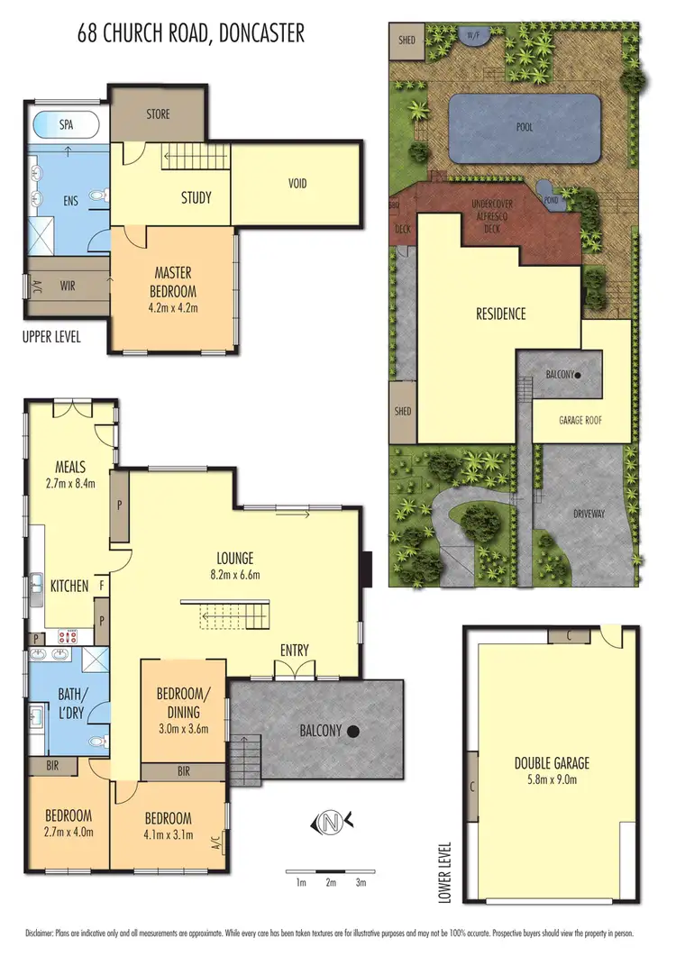 Floorplan of Homely house listing, 68 Church Rd, Doncaster VIC 3108
