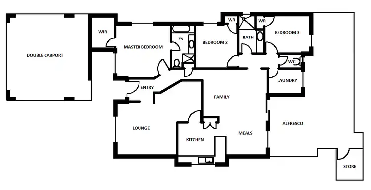 Floorplan of Homely house listing, 1/40 Conochie Crescent, Manning WA 6152