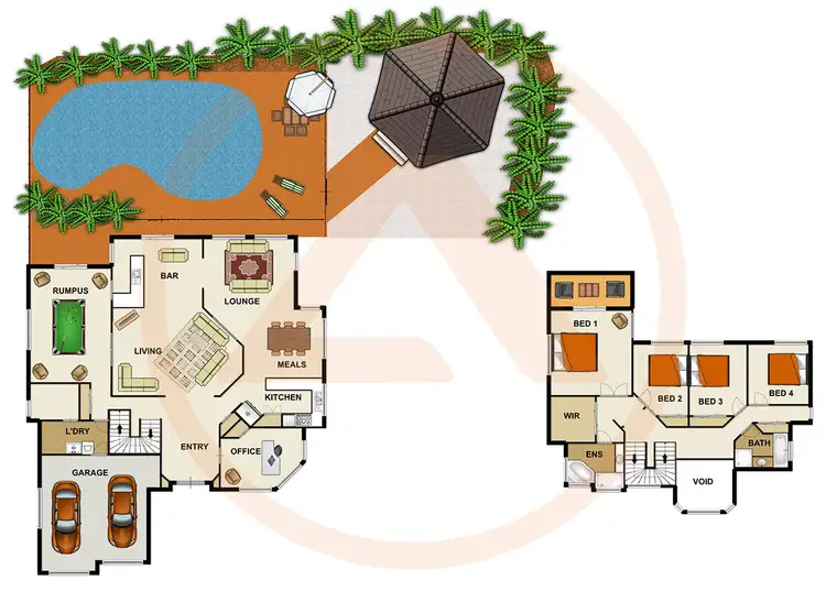 Floorplan of Homely house listing, 12 Chestnut Place, Forest Lake QLD 4078