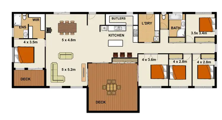 Floorplan of Homely house listing, 430 Cedar Creek Road, Cedar Creek QLD 4207