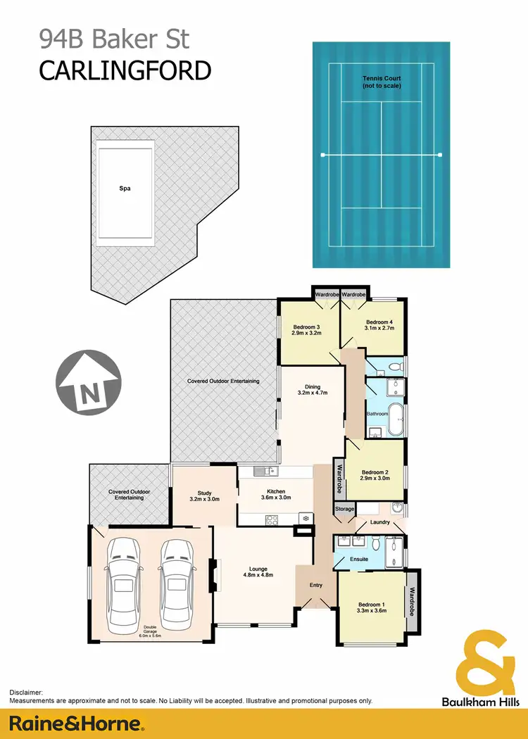 Floorplan of Homely house listing, 94B Baker Street, Carlingford NSW 2118