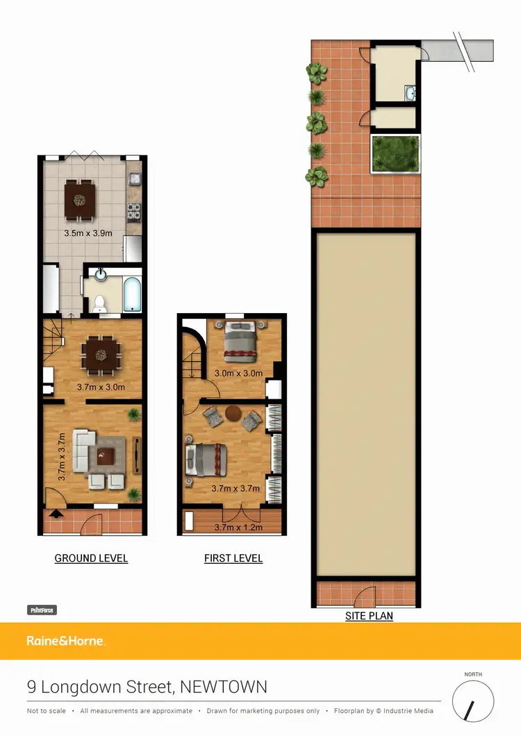 Floorplan of Homely house listing, 9 Longdown Street, Newtown NSW 2042