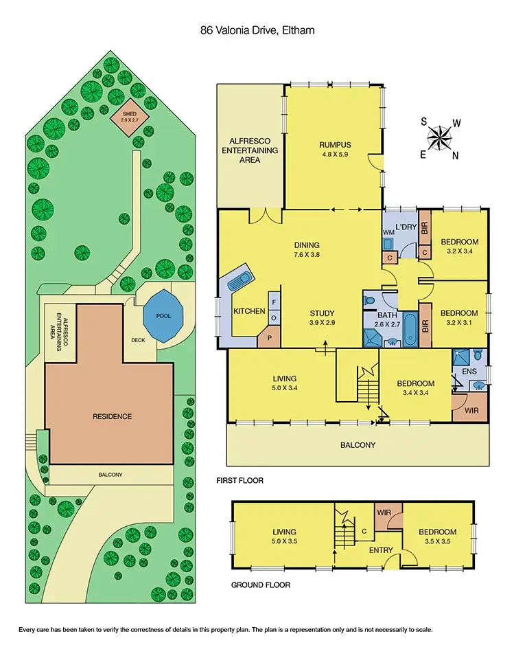 Floorplan of Homely house listing, 86 Valonia Drive, Eltham VIC 3095