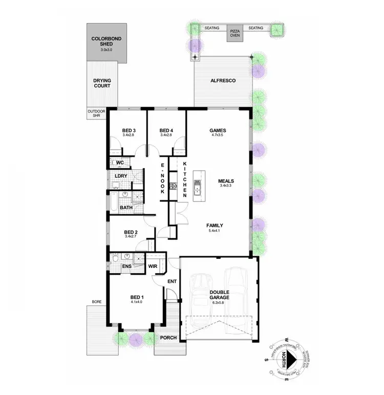 Floorplan of Homely house listing, 23 Jims Crescent, Secret Harbour WA 6173