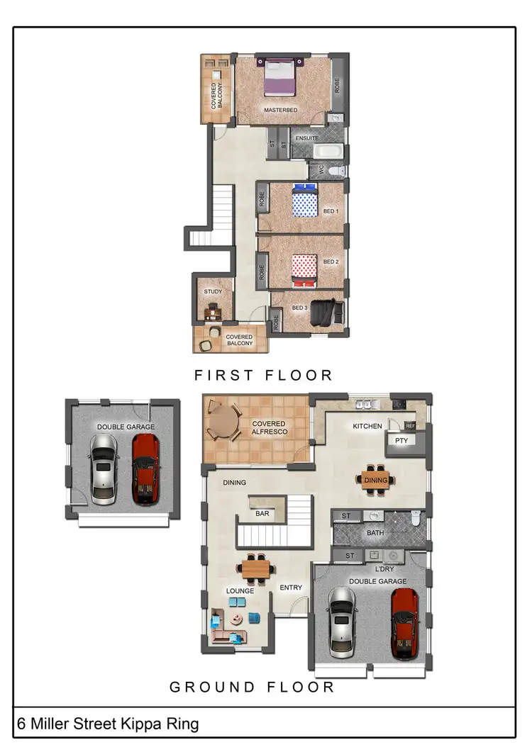 Floorplan of Homely house listing, 6 Miller Street, Kippa-ring QLD 4021
