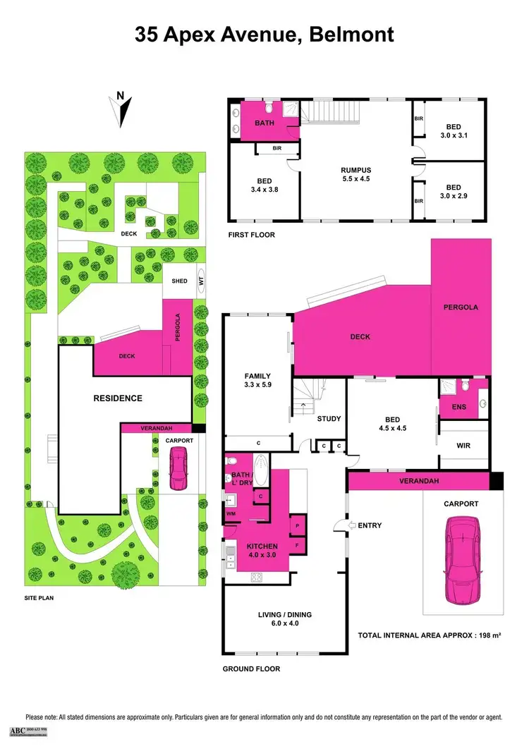 Floorplan of Homely house listing, 35 Apex Avenue, Belmont VIC 3216