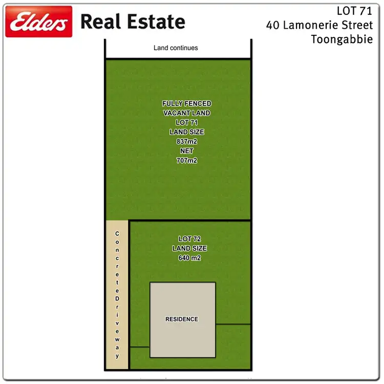 Floorplan of Homely land listing, Lot 71/40 Lamonerie Street, Toongabbie NSW 2146