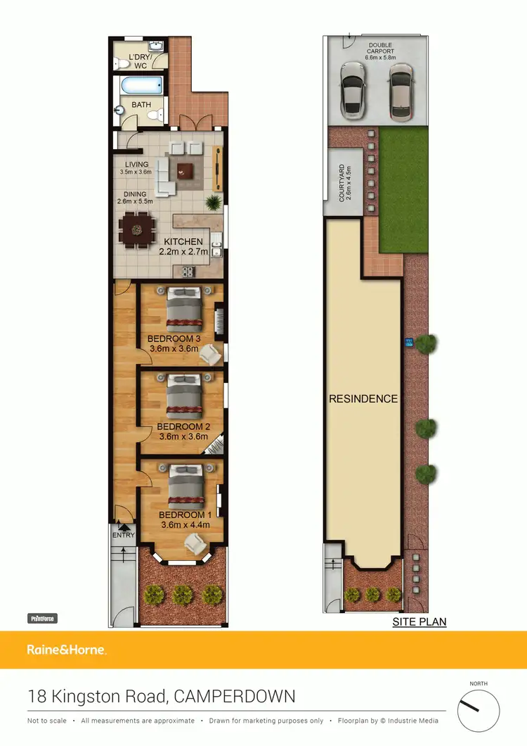 Floorplan of Homely house listing, 18 Kingston Road, Camperdown NSW 2050