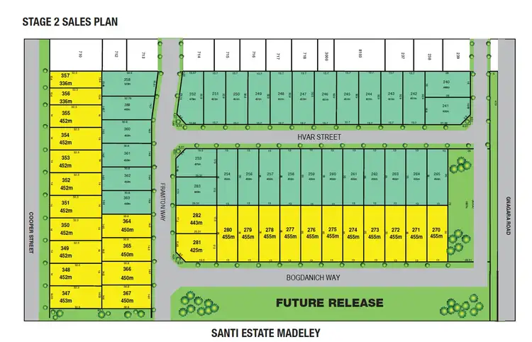 Floorplan of Homely land listing, Lot 270 Bogdanich Way, "Santi Estate", Madeley WA 6065