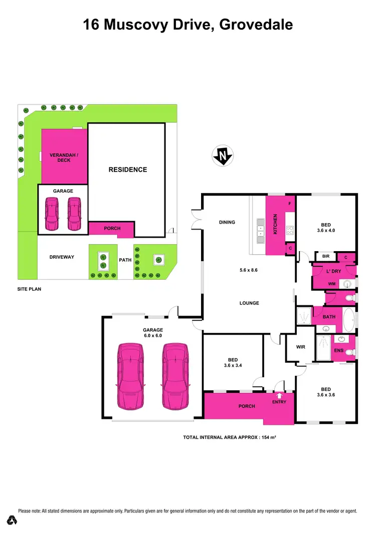 Floorplan of Homely house listing, 16 Muscovy Drive, Grovedale VIC 3216
