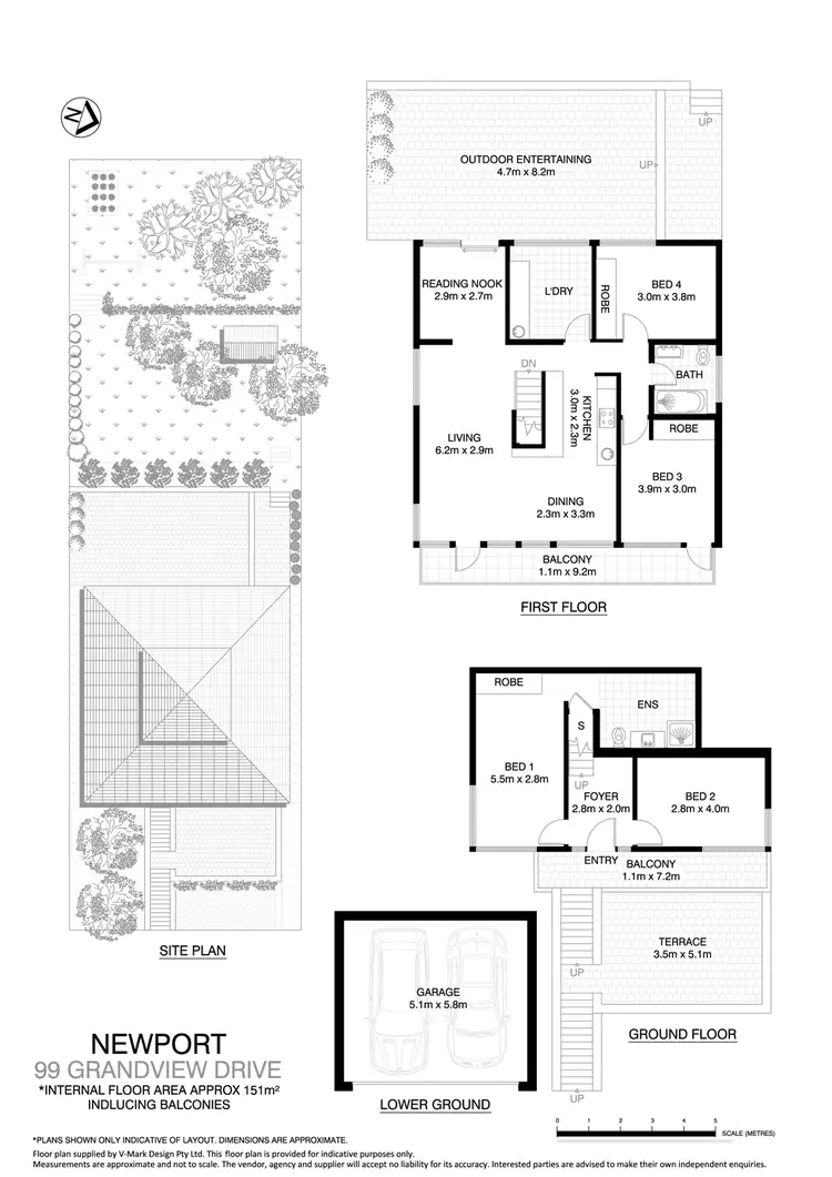 Floorplan of Homely house listing, 99 Grandview Drive, Newport NSW 2106
