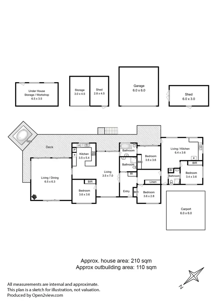 Floorplan of Homely house listing, 106 Tinderbox Road, Blackmans Bay TAS 7052