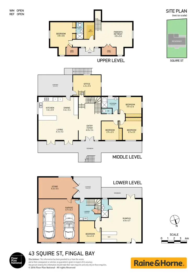 Floorplan of Homely house listing, 43 Squire Street, Fingal Bay NSW 2315