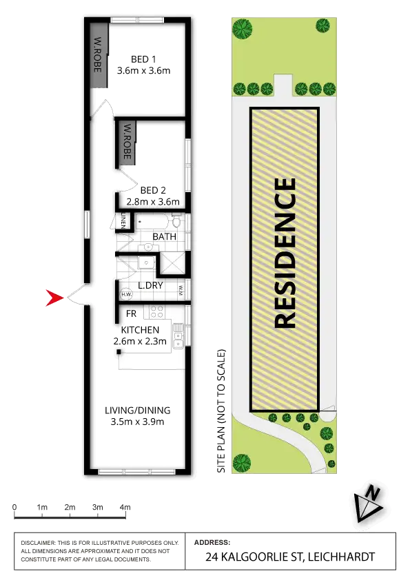 Floorplan of Homely house listing, 24 Kalgoorlie Street, Leichhardt NSW 2040