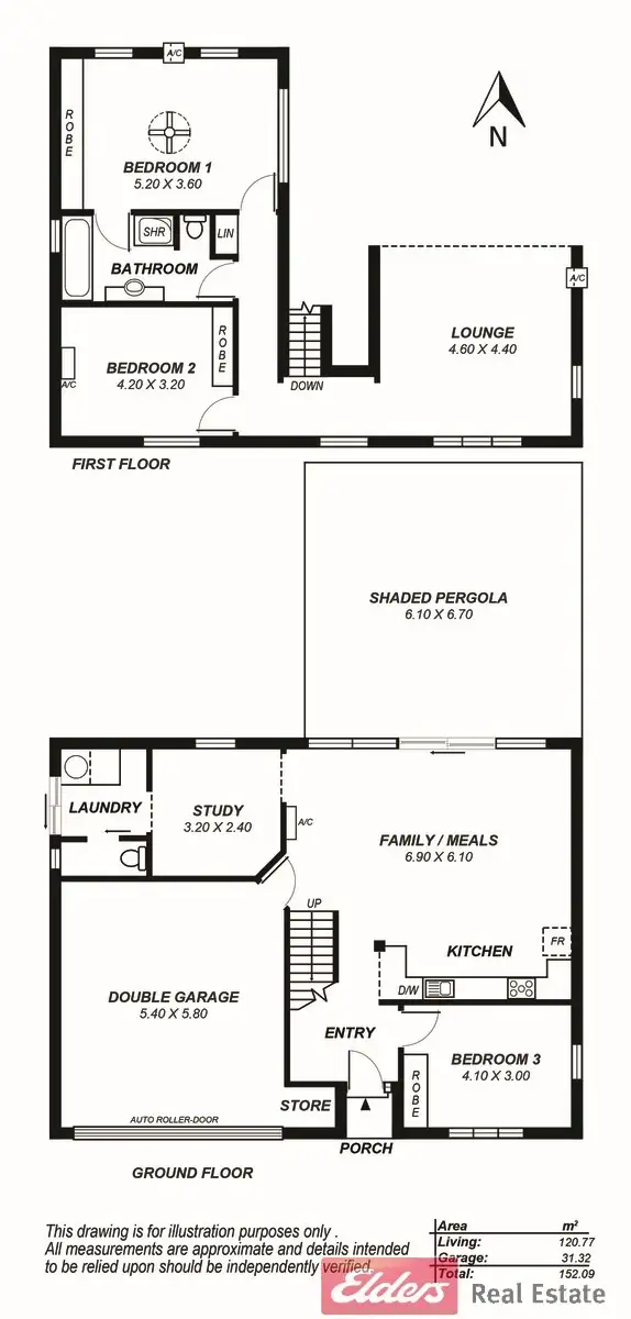 Floorplan of Homely house listing, 8 Yates Street, Mawson Lakes SA 5095
