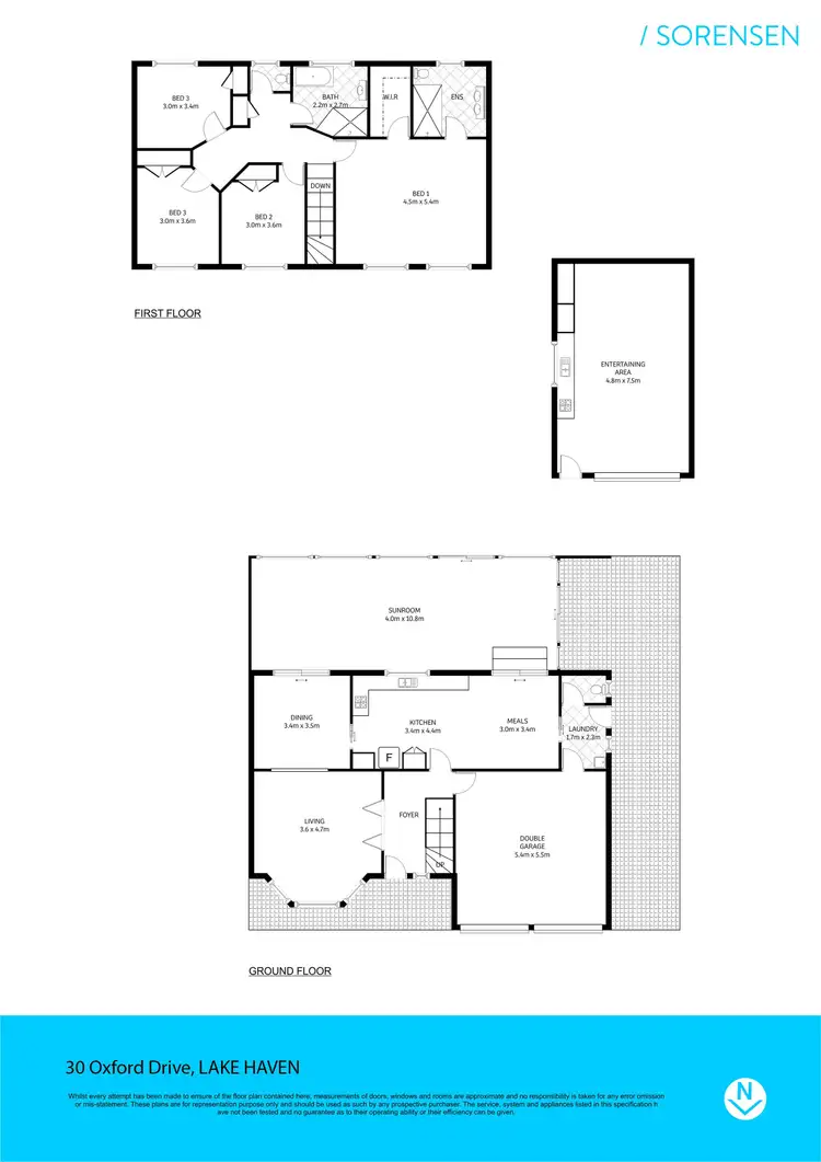 Floorplan of Homely house listing, 30 Oxford Drive, Lake Haven NSW 2263