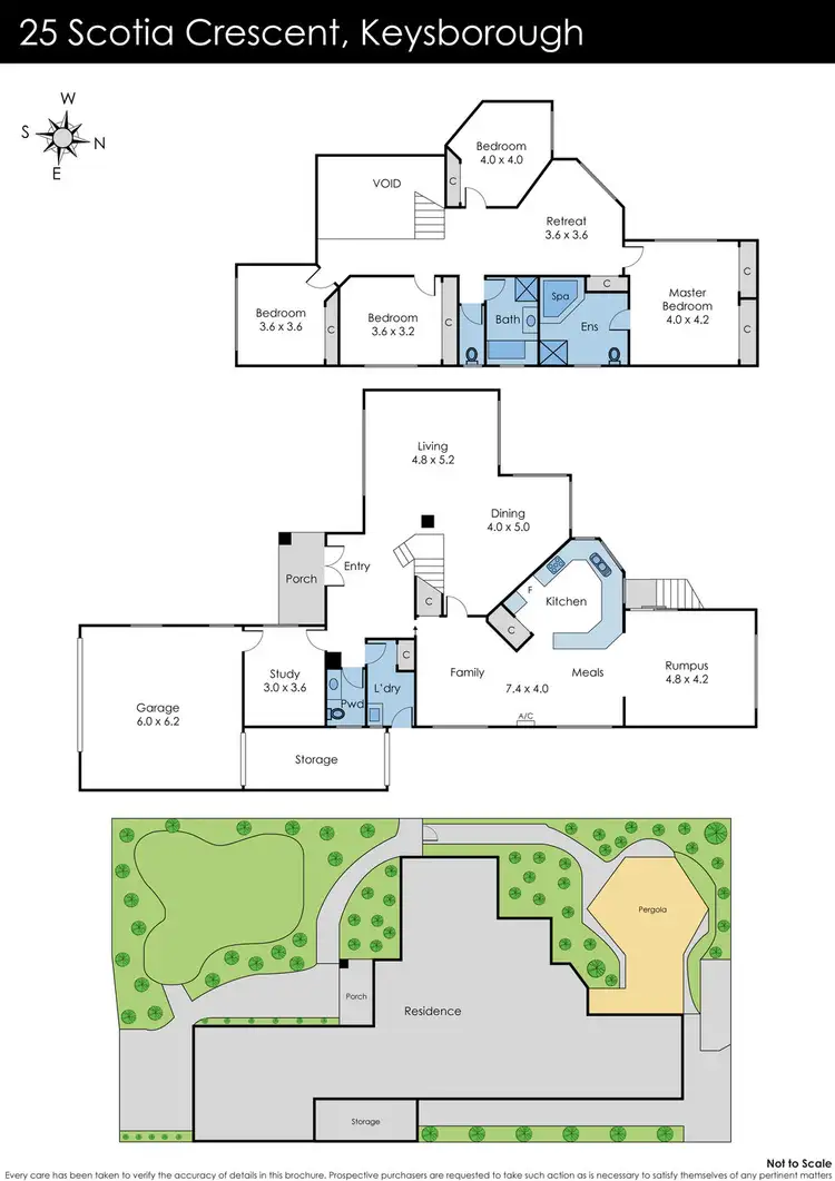 Floorplan of Homely house listing, 25 Scotia Crescent, Keysborough VIC 3173