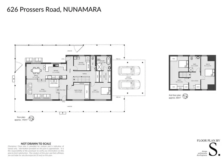 Floorplan of Homely rural property listing, 626 Prossers Road, Nunamara TAS 7259
