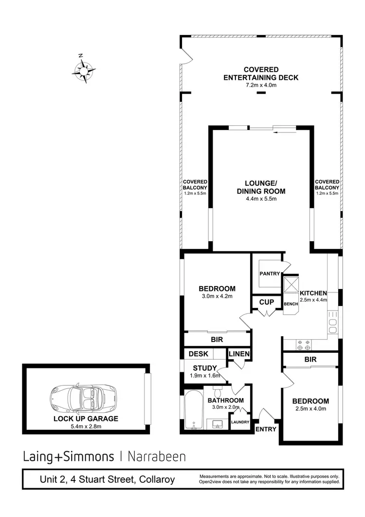 Floorplan of Homely apartment listing, 2/4 Stuart Street, Collaroy NSW 2097