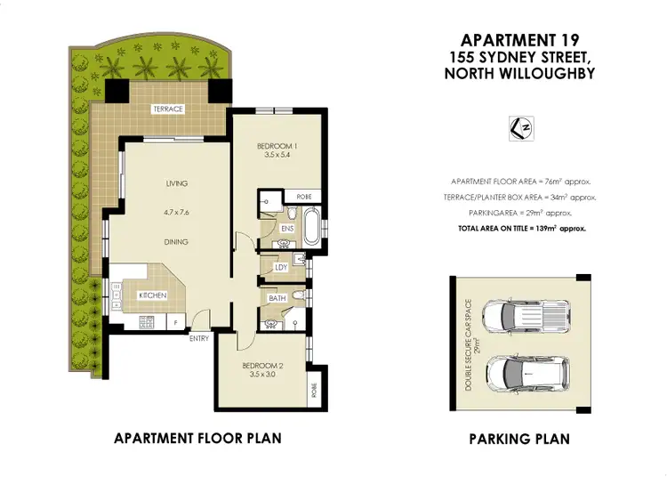 Floorplan of Homely unit listing, 19/155 Sydney Street, Willoughby NSW 2068