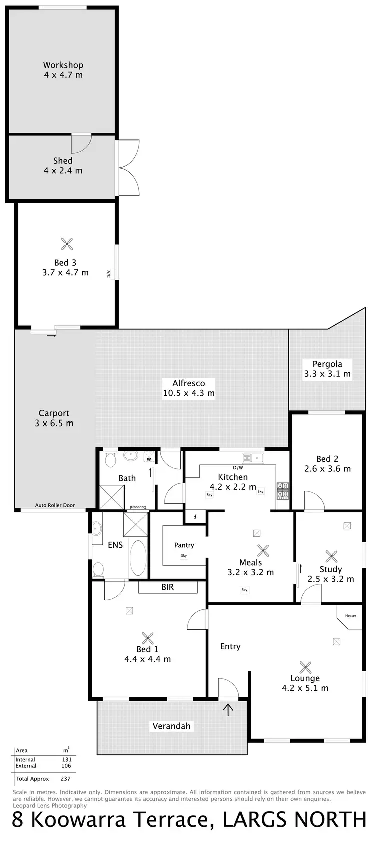 Floorplan of Homely house listing, 8 Koowarra Terrace, Largs North SA 5016