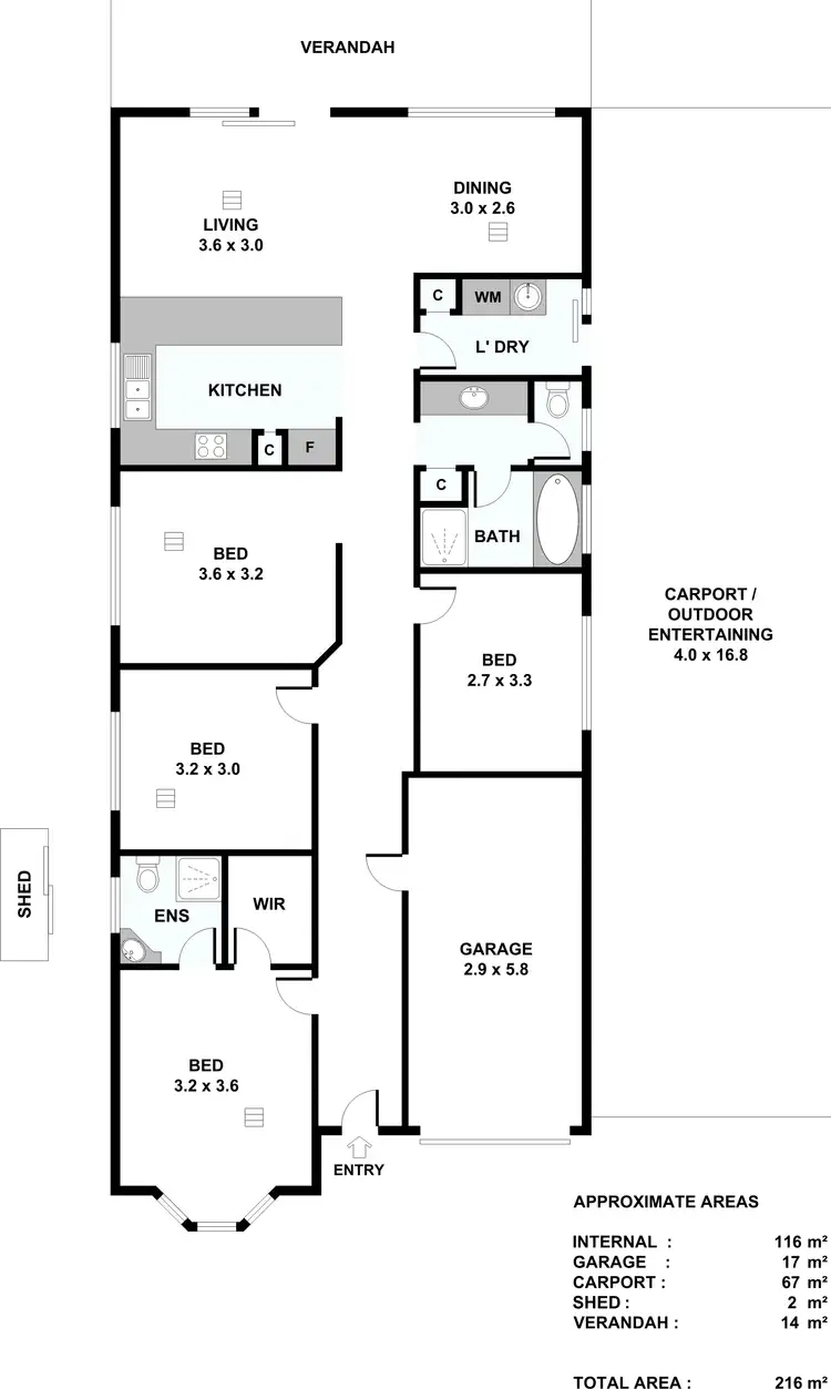 Floorplan of Homely house listing, 23 Bywaters Avenue, Willaston SA 5118