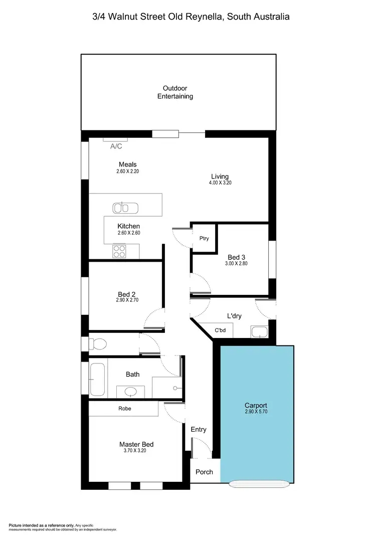 Floorplan of Homely house listing, 3-4 Walnut Street, Old Reynella SA 5161
