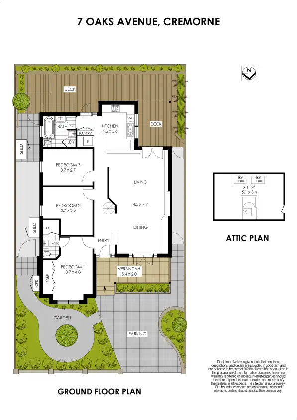 Floorplan of Homely house listing, 7 Oaks Avenue, Cremorne NSW 2090