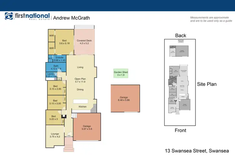 Floorplan of Homely house listing, 13 Swansea Street, Swansea NSW 2281