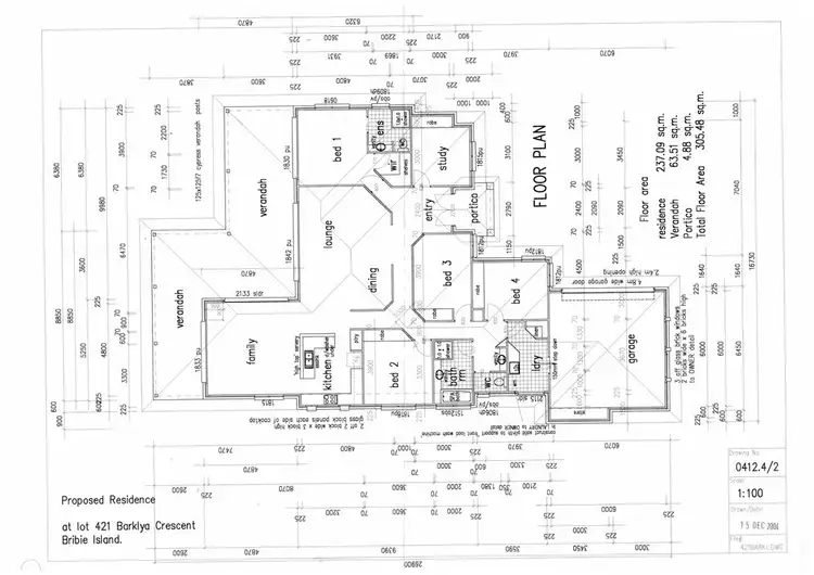Floorplan of Homely house listing, 20 Barklya Crescent, Bongaree QLD 4507