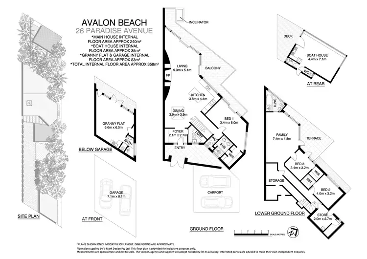 Floorplan of Homely house listing, 26 Paradise Avenue, Avalon Beach NSW 2107