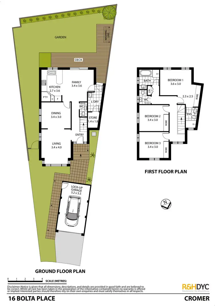Floorplan of Homely house listing, 16 Bolta Place, Cromer NSW 2099