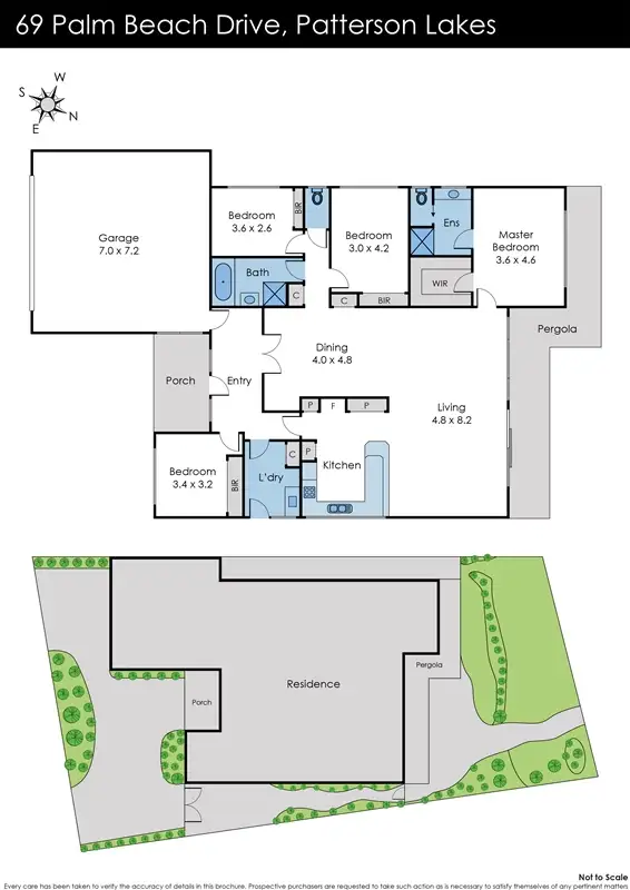 Floorplan of Homely house listing, 69 Palm Beach Drive, Patterson Lakes VIC 3197