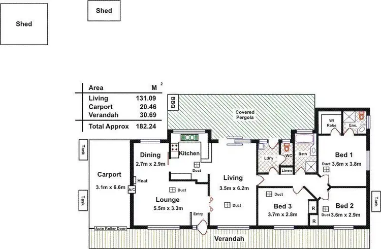 Floorplan of Homely house listing, 33 Elmwood Circuit, Blakeview SA 5114
