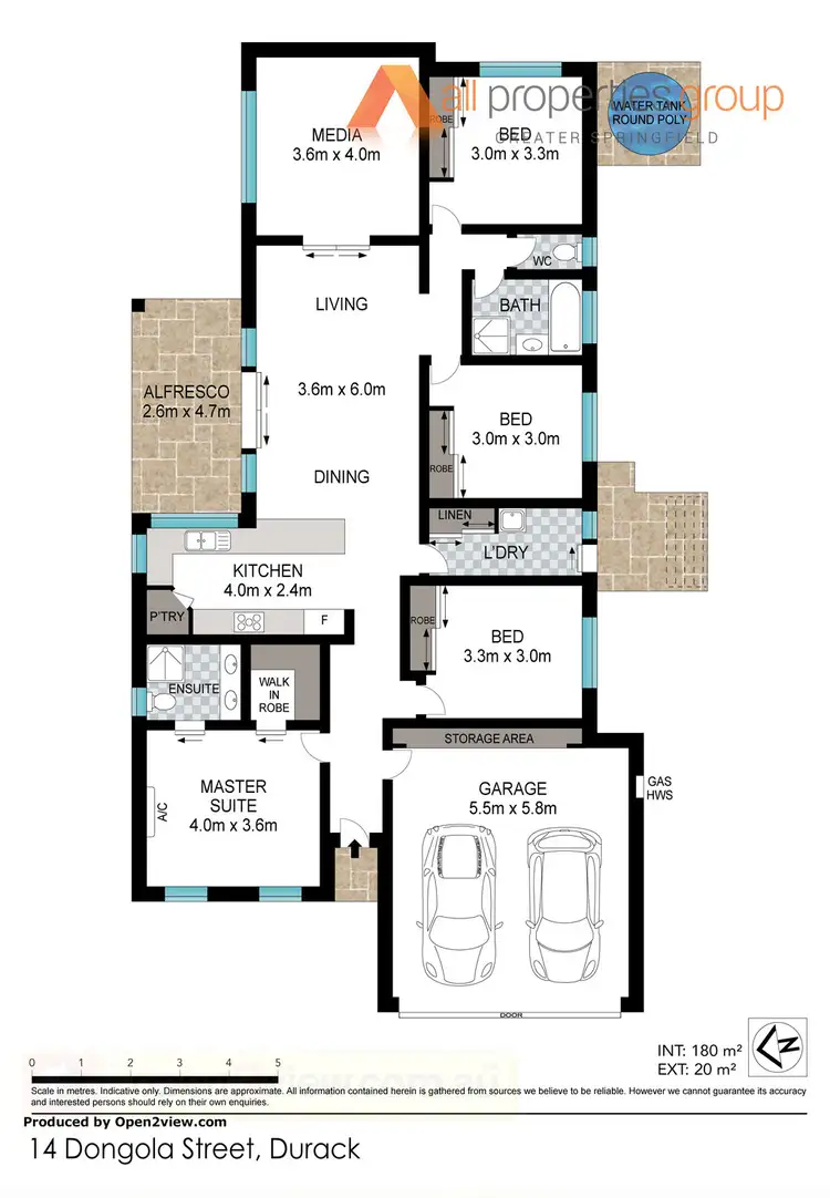 Floorplan of Homely house listing, 14 Dongola Street, Durack QLD 4077
