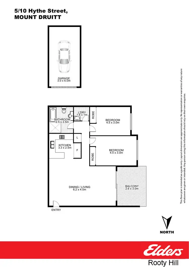 Floorplan of Homely unit listing, 5/10 Hythe St, Mount Druitt NSW 2770