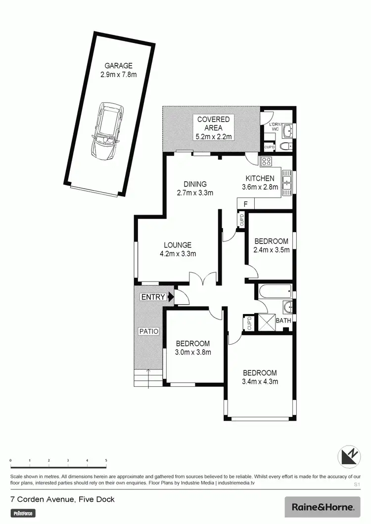 Floorplan of Homely house listing, 7 Corden Avenue, Five Dock NSW 2046
