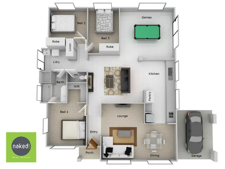 Floorplan of Homely house listing, 80 Homestead Road, Gosnells WA 6110