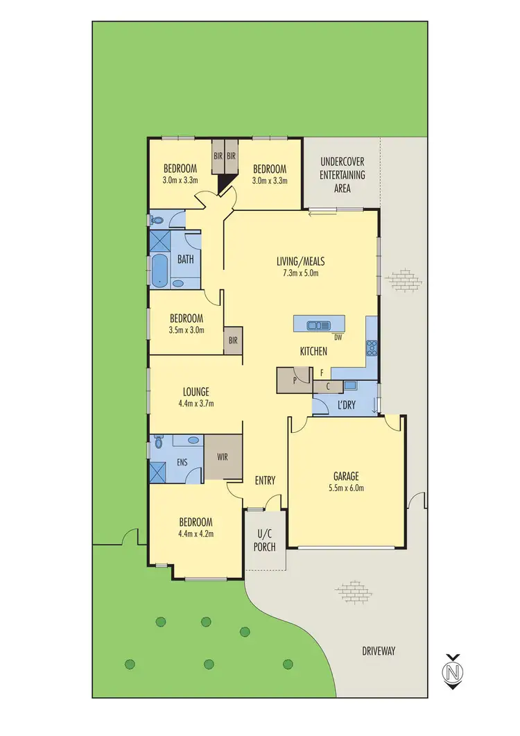 Floorplan of Homely house listing, 25 Barmera Way, Truganina VIC 3029