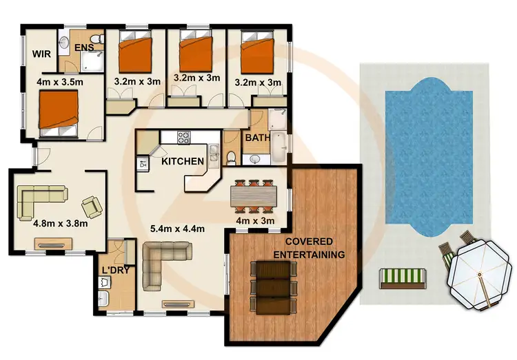 Floorplan of Homely house listing, 11 Inverary Place, Parkinson QLD 4115